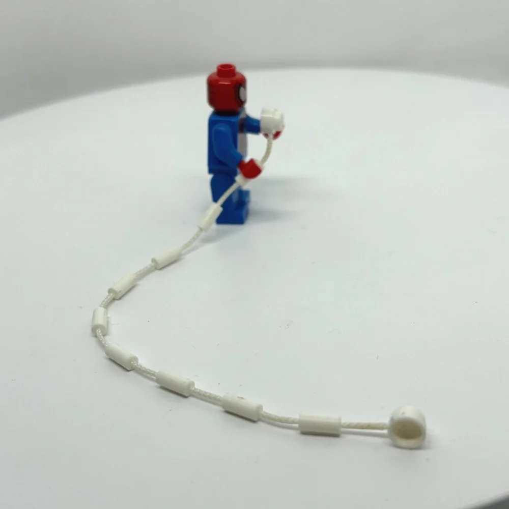 LEGO Marvel Super Heroes Spider-Man Minifigure sh038 with Web String Accessory